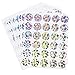Holographic Scratch-Off Stickers for Wedding Games, Fundraisers (1 in, 510 Pack)