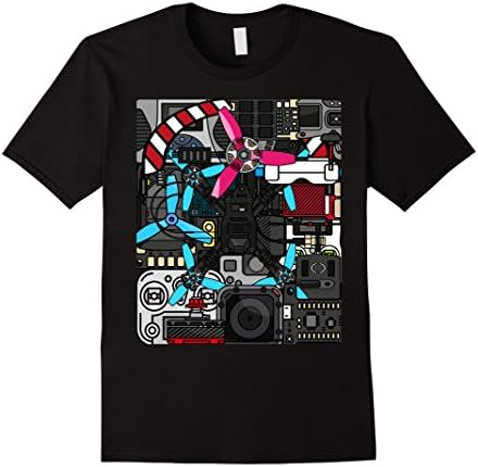 Men's FPV Emojis Sticker Style Large Black