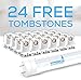 24-Pack of Hyperikon T8 LED Light Tube, 4ft, 18W (40W equivalent), 4000K (Daylight Glow), Single-Ended Power, Clear, UL & DLC Qualified [Tombstones Included]