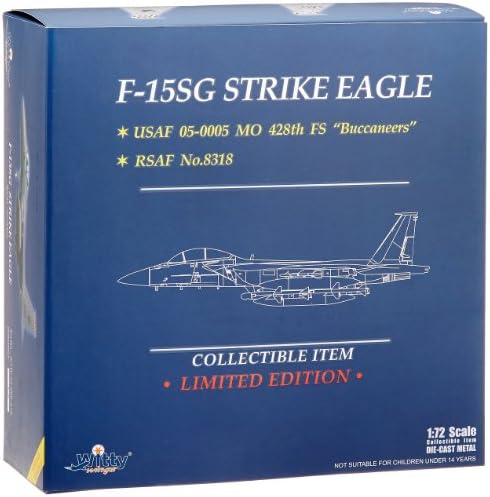 149 Squadron Air Force Base Payareba Witty Wings 1/72 F-15SG Singapore Air Force (Japan import / The package and the manual are written in Japanese)