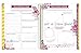bloom daily planners 2017-18 Academic Year Hard Cover Vision Planner - Monthly and Weekly Column View Planner - (August 2017 - July 2018) Vintage Floral - 7.5