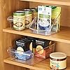 InterDesign-iDesign-Storage-Box-with-3-Compartments-Small-Plastic-Rack-Pantry-Practical-Kitchen-Organiser-for-Spices-and-Condiments-Clear-Set-of-1 iDesign 59830 Storage Box with 3 Compartments, Small Plastic Spice Rack for Kitchen and Pantry, Practical Kitchen…