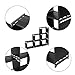 Blissun Cube Organizer 3 Tier Cabinet Bookcase, Storage Cube Closet Shelf, Black, BLIS-A01
