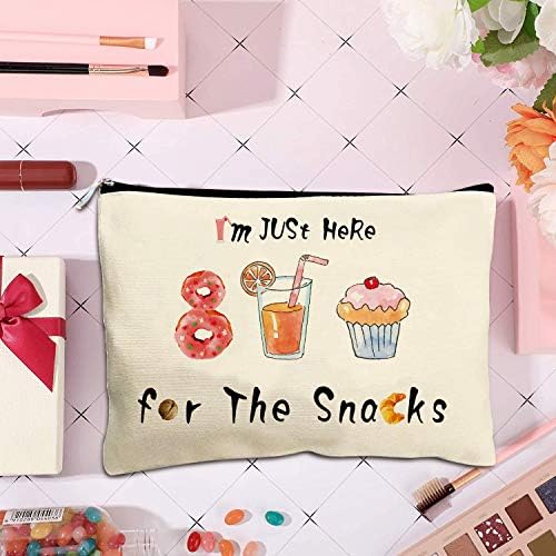 First Spring Snacks Bag For Travel, Funny Makeup Canvas Toiletry Travel Kit Cosmetic Travel Bag 7.8x 9.8 Inch 6 First Spring Snacks Bag For Travel, Funny Makeup Canvas Toiletry Travel Kit Cosmetic Travel Bag 7.8x 9.8 Inch