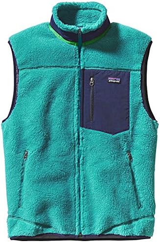 amazon co jp 正規取扱店製品 patagonia パタゴニア クラシックレトロxベスト男性用 23047 トバゴブルー xs 服 ファッション小物