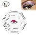 Eyeliner Stencil Cat Eye, Cat Eyeliner Smoky Eye Shadow Eyeliner Stencil Assistant Helper Tool 6 in 1 by BOYON (3PCS)