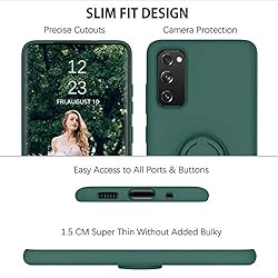 DUEDUE for Samsung S20 FE 5G Case Liquid Silicone