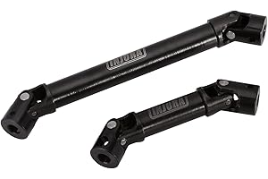 INJORA 20g Steel Front Rear Center Drive Shaft for SCX24 Gladiator Dodge Power Wagon Axial Upgrade Parts 1/24 RC Crawler Car,2Pcs