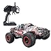 Fistone RC Car 2.4G High Speed Racing Cars 20km/h 1:16 Beast Radio Control Monster Truck Rock Off-Road Vehicle Buggy Hobby Electronic Game Toys Model (Red)