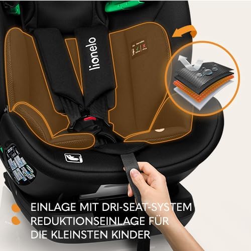 LAVENDER I-SIZE Kinderautositz von 76 bis 150 cm konform