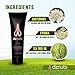 dznuts - Men's Pro Chamois Cream with Microfiber Towel, Anti-Chafing for Saddle Sores, Thigh Friction, Cyclists, Runners - 2 Pack (4 oz Each)