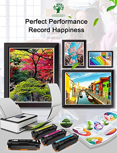 GREENSKY Compatible Toner Cartridge Replacement for HP 410A CF411A CF412A CF413A 410X CF410X for HP Color Laserjet Pro MFP M477fdw M477fnw M377dw M452dw Printer (4 Pack)