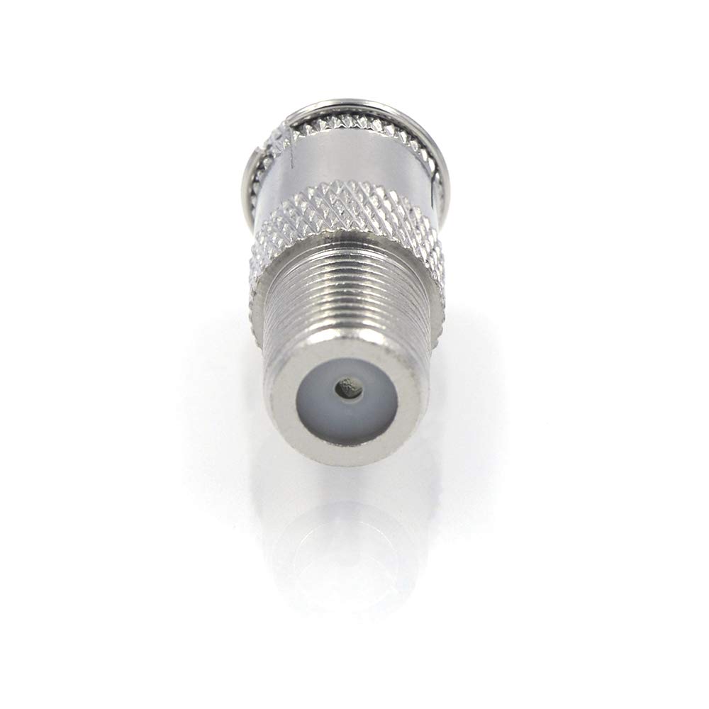 Lot De 5 Connecteurs SAT F Femelle Nickelé - Rallonge Câble Coaxial Pour Antenne Parabolique, TV