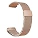 Fintie Galaxy Watch 46mm / Gear S3 Frontier Classic Band [Large], 22mm Milanese Loop Stainless Steel Replacement Smartwatch Bracelet Wrist Strap with [Unique Magnet Lock] for Women Men, Rose Gold