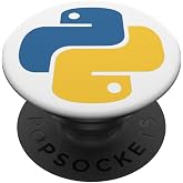 Official Python Developer Logo PopSockets Adhesive PopGrip