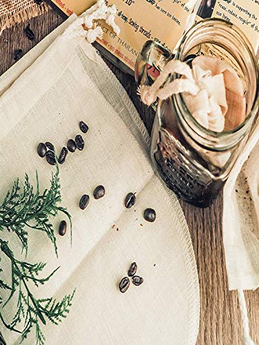 Reusable Cold Brew Coffee Filter bags by P&F(2 Pack) | FULL TASTE | NO HARMFUL CHEMICAL IN YOUR COFFEE ANYMORE | Strainer Socks for Cold Brewed Iced Coffee Maker | Fits 64oz Ball Mason Jar