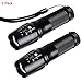 BESTSUN Tactical Flashlight, LED Flashlights 2000 Lumen 5Modes （2Pack）