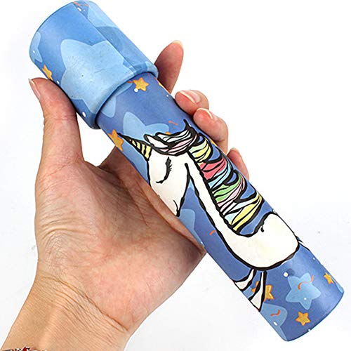 OSOPOLA Kaleidoscope Toy - Paper Tumble Wheel Magic Tin Tube Prism Lens - Educational Toy/Birthday Present/Party Favor for Kids 6Pcs(Random Delivery)