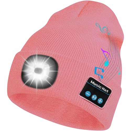 Bosttor LED Bluetooth Beanie Hat