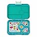 YUMBOX TAPAS Larger Size (Antibes Blue, Flamingo Tray) Leakproof Bento lunch box for Adults, Teens & Pre-teens