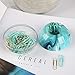 MultiBey Ocean Blue Paper Clip Holder Dispensers Gold Mint Green Paper Clips S Home Office Organizers Gifts, 100 Clips per Box