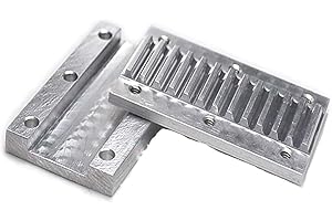 MF-TOOLS 2GT Type Timing Belt Connector Clamp Plate Connecting Plate for 10mm Width Timing Belt A+B 2Pcs Set (for 2GT-10mm Width Belt)