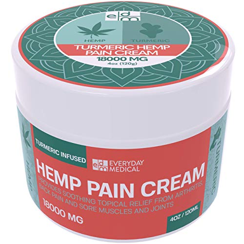 Everyday Medical Turmeric Hemp Pain Relief Cream I Advanced Turmeric