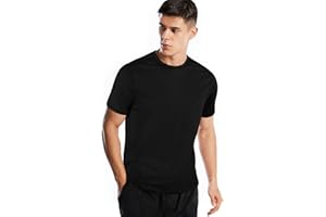 ZENGJO Athletic Shirts for Men Short Sleeve Quick Dry Workout Running Gym Sport Exercise Tee Moisture Wicking