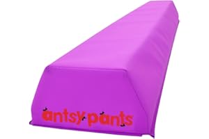ANTSY PANTS Balance Beam – Portable Gymnastics Beam, Gymnastics Equipment for Home with Anti-Slip Base, Lightweight/Extra Firm, Holds Up to 200lbs, Toddler to Adult Age