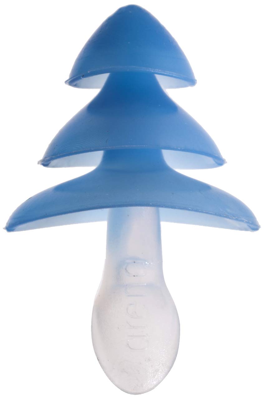 Arena Unisex Swimming Ear Plugs Ear Plug Pro for Protecting The Inner/Outer Ear Canal from Water Entry Clear-Royal (127), One Size