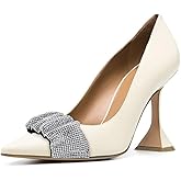 YDN Women Pointed Toe Slip on Pumps Special Kitten High Heel Shoes Party Prom Dress Lady Size 4-16 US