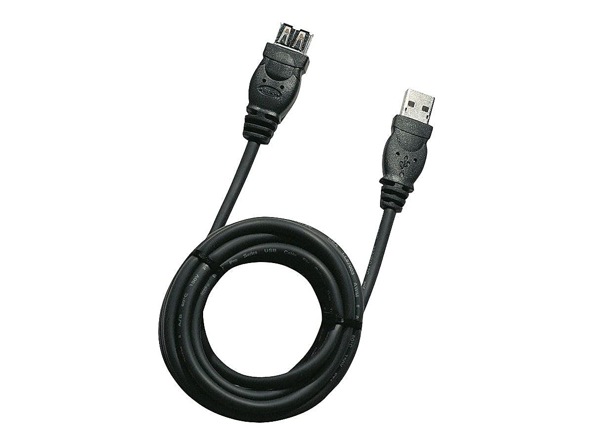 Belkin Pro Series Hi-Speed USB 2.0 Extension Cable, 1.8 m, Black