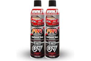 2-Pack - FW1 Waterless Car Wash & Wax with Carnauba for Multiple Surfaces - Cleaning Wax Ultra Shine Spray Fast Cleaner - No 