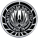 Battlestar Galactica Bsg 75 Science Fiction Buck Rogers Movie Embroidered Iron on Patch