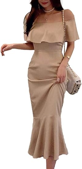 Amazon アイラカリラ ヘスティ オフショルダー フリル ワンピース ロング タイト フィッシュテール クラブ パーティ ドレス レディース パーティードレス 通販 Amazon アイラカリラ ヘスティ オフショルダー フリル ワンピース ロング タイト フィッシュテール クラブ パーティ ドレス レディース パーティードレス 通販