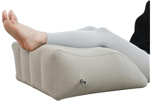 Bloomoja Inflatable Leg Elevation Pillow, Wedge Pillows for Sleeping Swelling, Circulation, Leg Support, Knee Pillow for Legs
