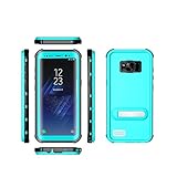 Samsung Galaxy S8 Plus Waterproof Case, Ultra Light Waterproof Shockproof Dirtproof Diving Phone case for Samsung Galaxy S8 Plus (Blue)