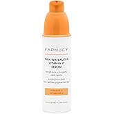 Farmacy 10% Vitamin C Serum for Face - Brightening Vitamin C Face Serum to Firm + Smooth Skin Texture - L Ascorbic Acid + Tangerine Peel Infused Skin Care to Hydrate and Even Skin Tone (30ml)