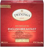 Twinings of London English Breakfast Black Tea Bags, 100 Count (Pack of 1)