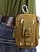 Tactical MOLLE Pouch EDC Utility Waist Belt Gadget Gear Bag Tool Organizer with Cell Phone Holster Holder VEBox (Khaki)