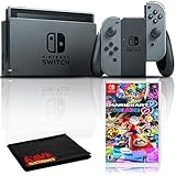 Nintendo Switch with Gray JoyCon Bundle with Mario