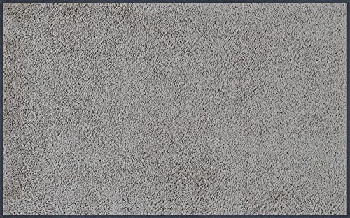 Door Mat Light Grey 75 x 120 cm grey