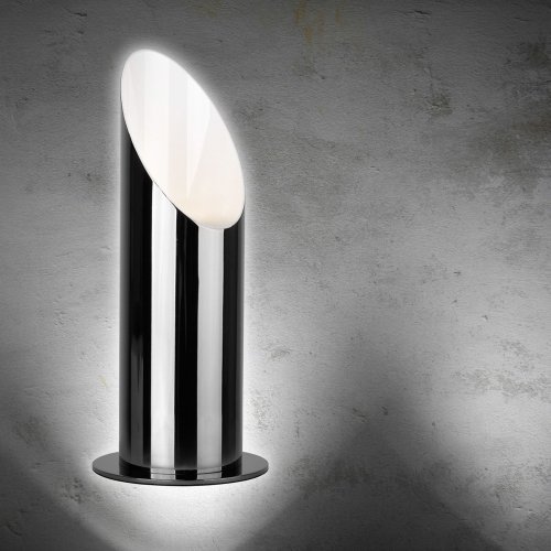 Modern Black Chrome Table/Floor Standing Uplighter Wall Wash Lamp