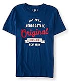 Aeropostale Men's A?Ropostale Original Logo Graphic T Shirt Xl Midnight Blue