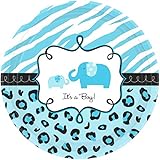 Blue "It's a Boy" Sweet Safari Plates