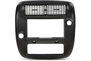 PIT66 Center Dashboard Radio Panel AC Heater Vent Trim Black Compatible with Ford Ranger 1997-2006/ Fit Ford Explorer 1997-2001 Dash Bezel Replacement 5L5Z1004302JAA