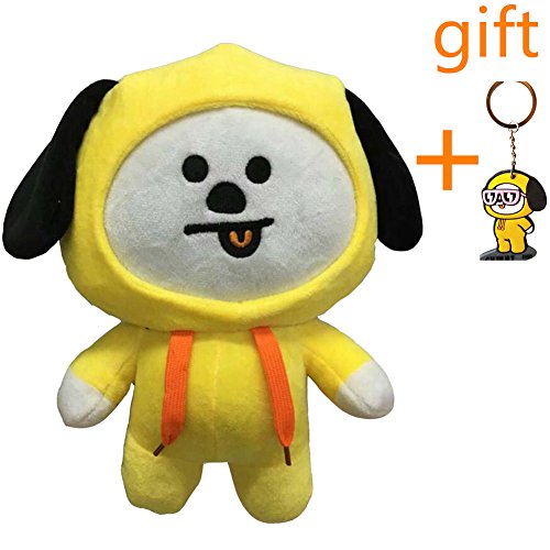 Bts Bt21 Dolls Cartoon Throw Pillow Keychain Gift Set Small