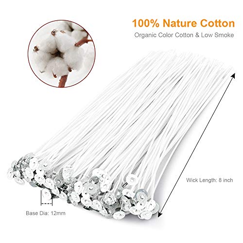 1 %25E3%2580%2590Premium%25E3%2580%2591100+Candle+Natural+Cotton+Beeswax