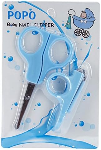 Baby Manicure Set,Baby nail clipper,Steady Grip Infant Clipper and Baby Nail Scissors, Baby Grooming Set,Complete Care Kit for Any Child, Newborn, Infant or Toddler Nails,Random Color,Kokeo