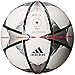 adidas Performance Champions League Finale Milano Capitano Soccer Ball, White/Black/Silver Metallic, Size 5